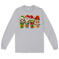 Moon Dust christmas coffee cups gnomies Long Sleeve Tee - FaDigitalArtStudio