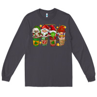 Smoke christmas coffee cups gnomies Long Sleeve Tee - FaDigitalArtStudio