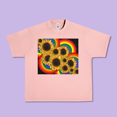 Pride Sunflower Tumbler Urban Heavy Tee Designed By Fadigitalartstudio