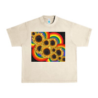 Sandshell Pride sunflower tumbler Urban Heavy Tee - FaDigitalArtStudio