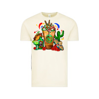 Vintage Arctic Mexican Cold Drink With Cactus Sombrero And Tequil Vintage Tee - FaDigitalArtStudio