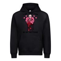 Black funny i am smitten in my mittens bernie Urban Hoodie - artisFamous