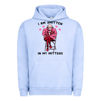 Pigment Grape Ice funny i am smitten in my mittens bernie Urban Hoodie - artisFamous