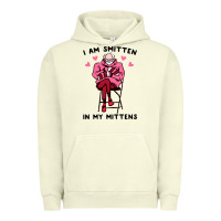 Pigment Pistachio funny i am smitten in my mittens bernie Urban Hoodie - artisFamous