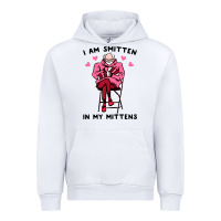 White funny i am smitten in my mittens bernie Urban Hoodie - artisFamous