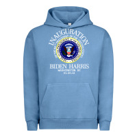 Pigment Pebble Blue inauguration day Urban Hoodie - artisFamous