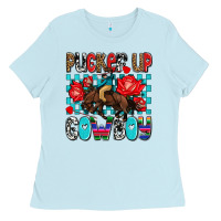 Pucker Up Cowboy Olivia Ladies Tee | Teevron