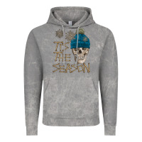 Cloud Rock skull tis the season winter Vintage Hoodie - FaDigitalArtStudio