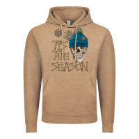 Vintage Coffee skull tis the season winter Vintage Hoodie - FaDigitalArtStudio