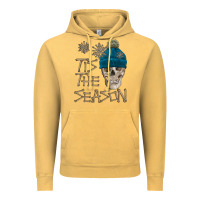 Vintage Mustard skull tis the season winter Vintage Hoodie - FaDigitalArtStudio