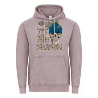 Vintage Zinc skull tis the season winter Vintage Hoodie - FaDigitalArtStudio