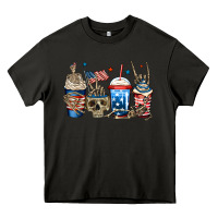 Asphalt 4th of july skeleton coffee cups Heavy Core Tee - Jasminsmagicworld