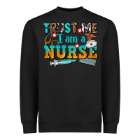Black trust me i am a nurse Heavyweight Sweatshirt - AdoDesignShop