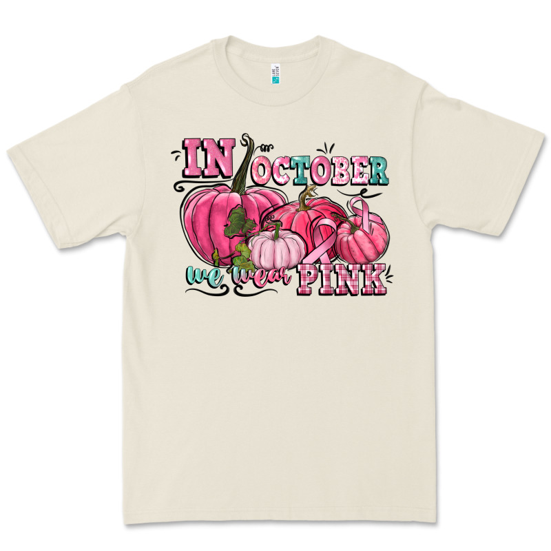 In October We Wear Pink Premium Tee by CowGirlArtShop | Teevron