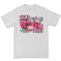 Dove Grey in october we wear pink Premium Tee - CowGirlArtShop