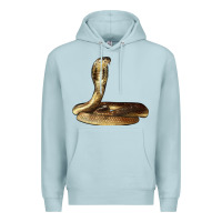 Blue Mist king cobra snake Premium Hoodie - LillyAllenDesigns