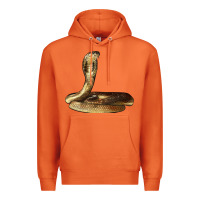 Carrot king cobra snake Premium Hoodie - LillyAllenDesigns