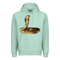 Seafoam king cobra snake Premium Hoodie - LillyAllenDesigns