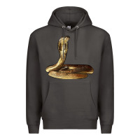 Smoke king cobra snake Premium Hoodie - LillyAllenDesigns