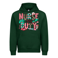 Forest Green nurse on duty Urban Hoodie - RanaPortraitStore