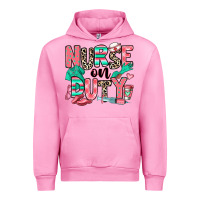 Fuchsia Pink nurse on duty Urban Hoodie - RanaPortraitStore