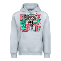 Heather Grey nurse on duty Urban Hoodie - RanaPortraitStore