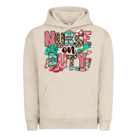 Pigment French Oak nurse on duty Urban Hoodie - RanaPortraitStore