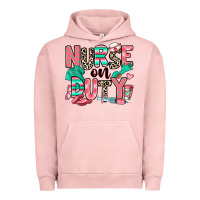 Pigment Salmon nurse on duty Urban Hoodie - RanaPortraitStore