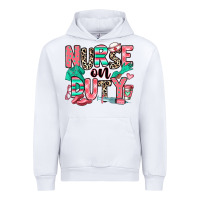 White nurse on duty Urban Hoodie - RanaPortraitStore