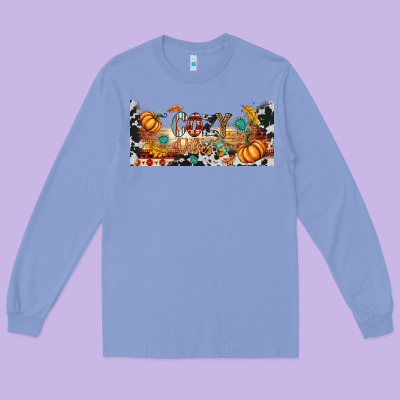 Cozy Vibes Libbey Glass Long Sleeve Tee Designed By Bundleandbundleshop