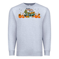 Heather Grey grateful thankful blessed Premium Sweatshirt - JahusDesignShop