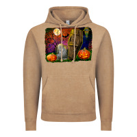 Vintage Coffee headstone and coffin background Vintage Hoodie - BundleAndBundleShop