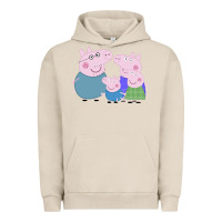 Pigment French Oak peppa pig family Urban Hoodie - artisFamous
