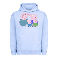 Pigment Grape Ice peppa pig family Urban Hoodie - artisFamous