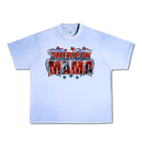 Grape Ice American Mama Mother's Day Urban Heavy Tee - FaDigitalArtStudio