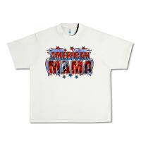 Pistachio American Mama Mother's Day Urban Heavy Tee - FaDigitalArtStudio