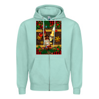 Seafoam snow and beer bottles Zipper Hoodie - AdoDesignShop