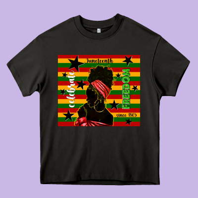 Juneteenth Celebrate Freedom Since 1865 Heavy Core Tee Designed By Tumblerdesignbyshophia