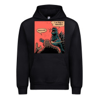 Black i am king of monsters Urban Hoodie - artisFamous