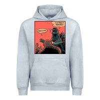 Heather Grey i am king of monsters Urban Hoodie - artisFamous