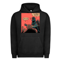 Pigment Black i am king of monsters Urban Hoodie - artisFamous
