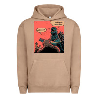Pigment Burro i am king of monsters Urban Hoodie - artisFamous