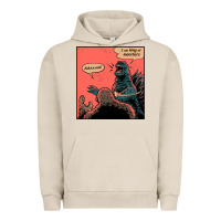 Pigment French Oak i am king of monsters Urban Hoodie - artisFamous