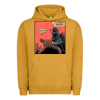Pigment Peanut Butter i am king of monsters Urban Hoodie - artisFamous