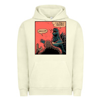 Pigment Pistachio i am king of monsters Urban Hoodie - artisFamous