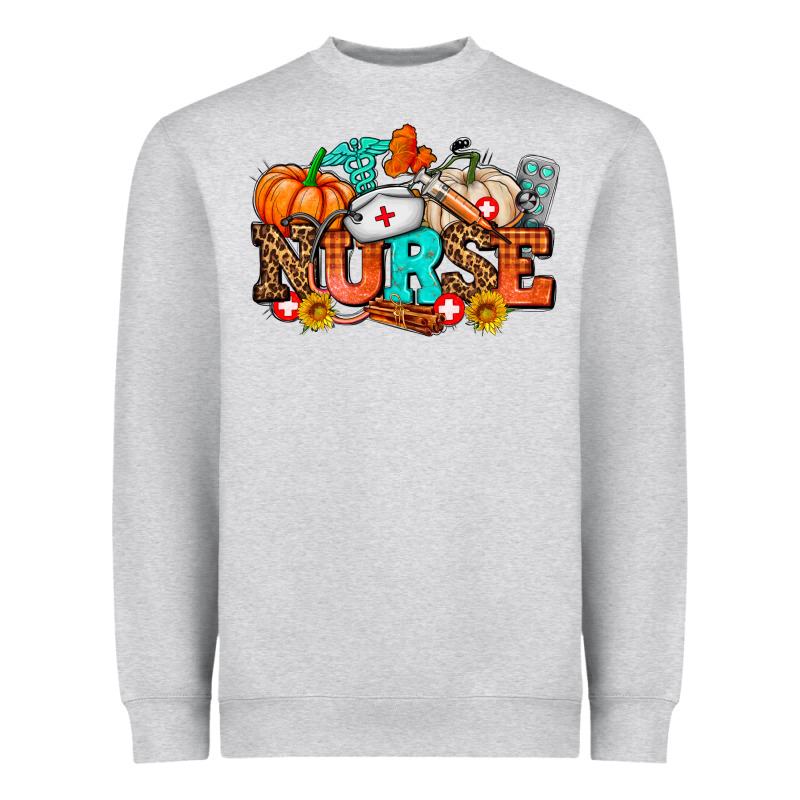Nurse With Fall Element Heavyweight Sweatshirt by AdoDesignShop | Teevron