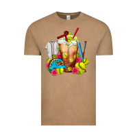 Vintage Coffee Softball Frappe Coffee Vintage Tee - FaDigitalArtStudio