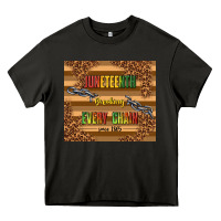 Asphalt juneteenth breaking every chain since 1865 Heavy Core Tee - TumblerDesignByShophia