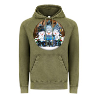 Vintage Olive Chillin With My Snowmies Vintage Hoodie - FaDigitalArtStudio