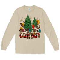 Mushroom christmas cowboy Long Sleeve Tee - FaDigitalArtStudio